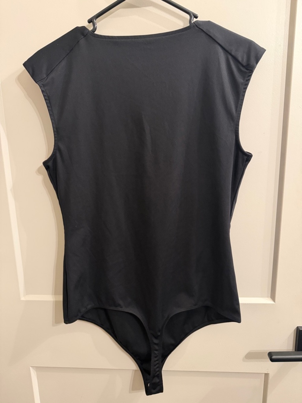 Nine West Black Cap Sleeve Scoop Neck Bodysuit - Picture 2 of 2